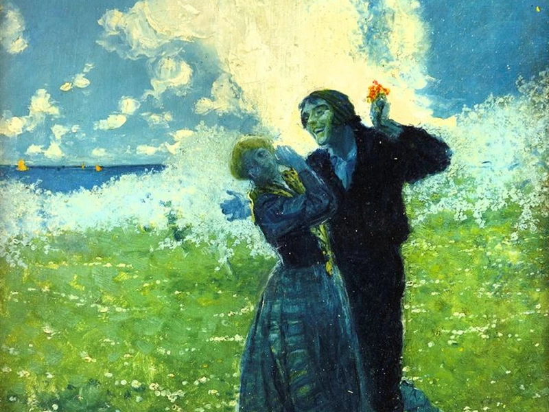 1861-Serafino Macchiati - Amore in blu
